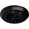Ekena Millwork Olivia Ceiling Medallion (Fits Canopies up to 2 1/8"), Hand-Painted Jet Black, 7 7/8"OD x 1 1/8"P CM07OLBLF - alternate 3